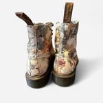 Dr. Martens  Soft Leather Floral Lace-Up Pascal Combat Boots Sz 7 Photo 3