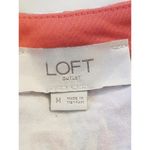 Loft Womens Dress Sz Medium Floral Flutter Sleeves Swing Shift Stretch Pullover Photo 8