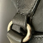 Prada Vintage Tessuto Black Nylon & Leather Push Lock Closure Shoulder Bag Photo 14