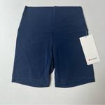 Lululemon NWT Align High Rise Short 6” Cool Blue Navy Women’s Short Size 4 Photo 4