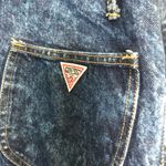 Guess vintage acid wash distressed overalls size 2 Photo 6