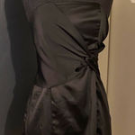 Lulus 💜 Lulu’s Satin Black Strapless Cocktail Dress Photo 0