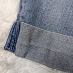 Seven7 Y2K  Lightly Distressed Lightwash Cuffed Capri Style Jeans Size 8 Photo 10