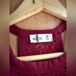 Hollister  Burgundy Lacey Tank Top Photo 2