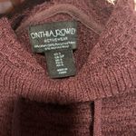Cynthia Rowley  Knit Purple Hoodie Photo 2