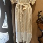 Faithfull the Brand Faithful the brand light yellow button up dress Photo 1