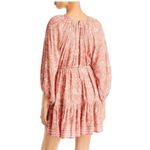 AQUA  Womens Esmeralda Pink Paisley Short Summer Mini Dress Photo 1