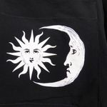 Hot Topic Skull Salem Oversized Button Shirt Womens S Black Goth Witch Moon Photo 5