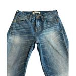 Madewell Kick Out Crop Jeans Womens Size 24 Blue Distressed Mid Rise Denim Pants Photo 1