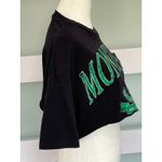 Garage  Black Montauk Cropped T Shirt Womens Size PS Photo 1