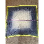 Vince Camuto Ombre Square Scarf 52” x 52” Blue Yellow Gradient Wrap Photo 3