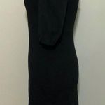 Wild Fable NWOT Black LBD Fitted Bodycon Puffy Princess Sleeve Mini Dress New Photo 3
