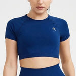 Oner Active  Effortless Seamless Short Sleeve Crop Top (XS) Photo 0