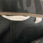 Soft Surroundings Willow Camouflage Stretch Knit Straight Leg Pants Green 8P Photo 4