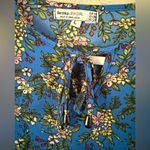 Bershka BSK GIRL Floral Cold Shoulder Blouse Size L Bell Sleeve Chiffon Photo 1