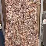 Boutique One Shoulder sequin rose gold prom dress Photo 5