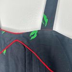 Vintage 1960s 1970s Jenni black and red floral dress with a boho vibe Size M Photo 5