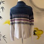 Tiara International Cozy Multicolor Zip-Up Cardigan Photo 2