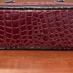 Burgundy leather hand bag Samantha Brown Red Photo 5