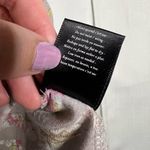 Deletta  from Anthropologie Floral Striped Side Tie Top Small Photo 7