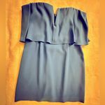 BCBGMAXAZRIA Strapless Mini Dress Blue 10 Photo 2