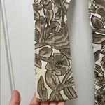 Charlotte V Neck Gem Button Down Neutral Floral Cardigan Photo 11