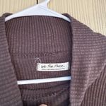 We The Free Free People  Moon Daisy Thermal Pullover 'Horseshoe Brown' Photo 3