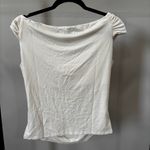 Reformation CELLO KNIT TOP Ivory White Size Small Photo 3