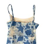 Missguided  Blue Japanese Dragon Floral Ruched Bodycon Mini Dress Size 2 Y2K Photo 11