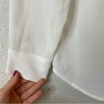 Equipment  Coupe Silk Button Down Shirt in Beige Size Small Long Sleeve Photo 10