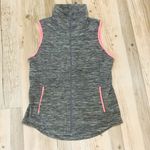 Old Navy  Gray pink Active fleece vest sz small Photo 0