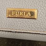 Furla 💕💕 Pebbled Leather Continental Long Wallet ~ Blue Photo 6
