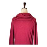 Tommy Bahama  Dress Women Medium Red‎ Cowl Neck Wool Blend Knit Sweater Dress Photo 3