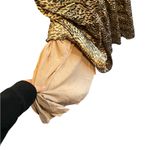 Trish Scully Leopard Print tiered Maxi Dress animal print Boho Western Fall Brown Size 10 Photo 9