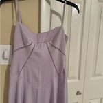 Light purple maxi dress satin Photo 4