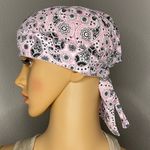 Head Pink White Black  Wrap Cap Photo 1