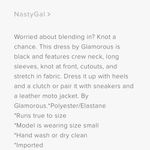 Nasty Gal [] Black Long-Sleeve Cutout Waist Mini Dress Photo 7