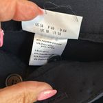 Akris Punto  Black Velvet Ponte Knit Pants Photo 6