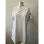 Nike Nwt San Francisco Giants V neck button down White orange Jersey, Size L Photo 6