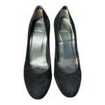 Stuart Weitzman  Women's Shoes Size 9 Suede Embellished Heels Black Photo 2