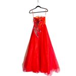 NWT NINA CANACCI 21641 DRESS IN COLOR TANGERINE SZ Photo 7
