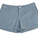 Ralph Lauren Sport Blue & White Stripe Seersucker Shorts Size 8 Photo 0