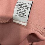 Love‎ Scarlett Straight Leg Cropped Ankle Pants Pull On Dusty Coral Pink 10 Pink Photo 7