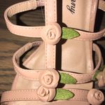Nude Strappy Rose Heels Tan Size 12 Photo 4
