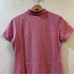 Stefanel Women's Pink Cap Sleeve Polo Mini Tennis Dress Size Large Photo 6