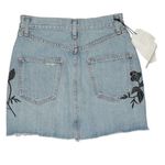 Rag and Bone NWT  embroidered floral denim skirt sz 24 Photo 4