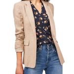 1. State NWOT  Tan Blazer with Structured Shoulders Natural 6 Photo 1