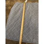 Talbots ‎ Women's Gray Plaid Blazer & Skirt Suit Set Size 14WP Blue Gray Plaid Photo 12