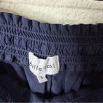 Bella Dahl Smocked Waist Trousers Endless Sea Navy Blue Women’s Size S Photo 3