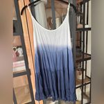 Brandy Melville Tumblr  Ombré Jada Dress mini navy 2010s babydoll tank tiered Photo 9